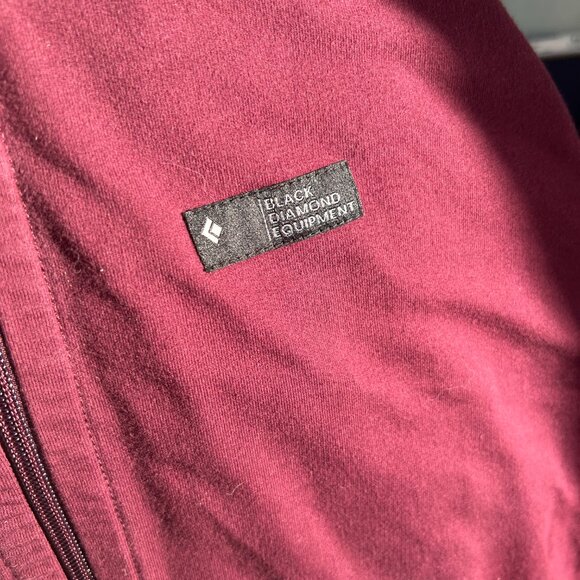 NWOT - Black Diamond - Basis Full Zip Hoody - Women's XL - Burgundy - Picture 3 of 9